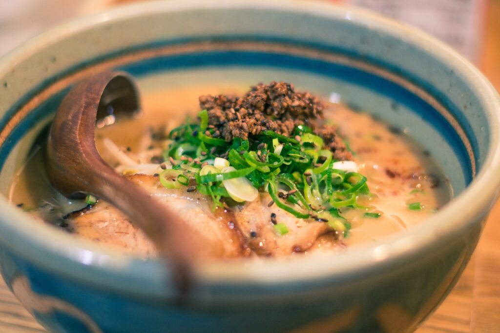 Ramen at a Japanese restaurant